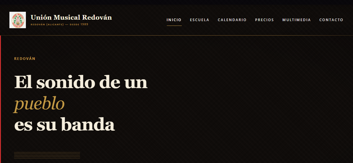 Captura de unionmusicalredovan.com